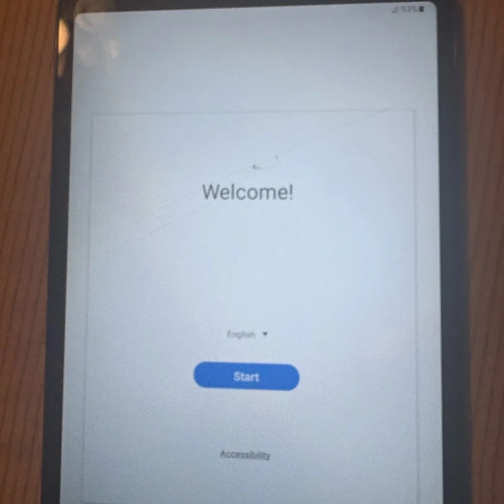 Samsung Galaxy Tab, likely a Samsung Galaxy Tab S6 Lite